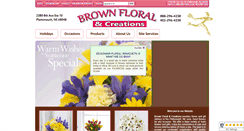 Desktop Screenshot of brownfloral.com